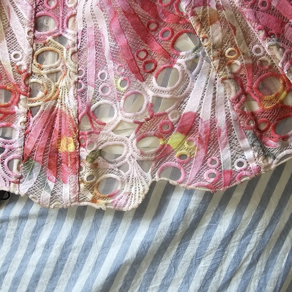 Pink Patterned Tube Top - Picture 4 of 4